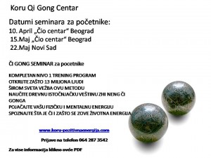 Seminari i vezbe Zhi Neng Qi Gonga 