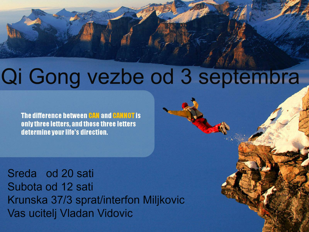 Redovne vezbe od 3.septembra 